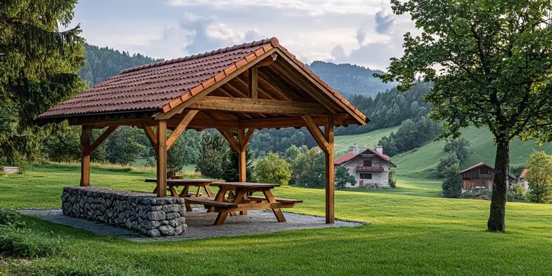Co na dach altany ogrodowej?