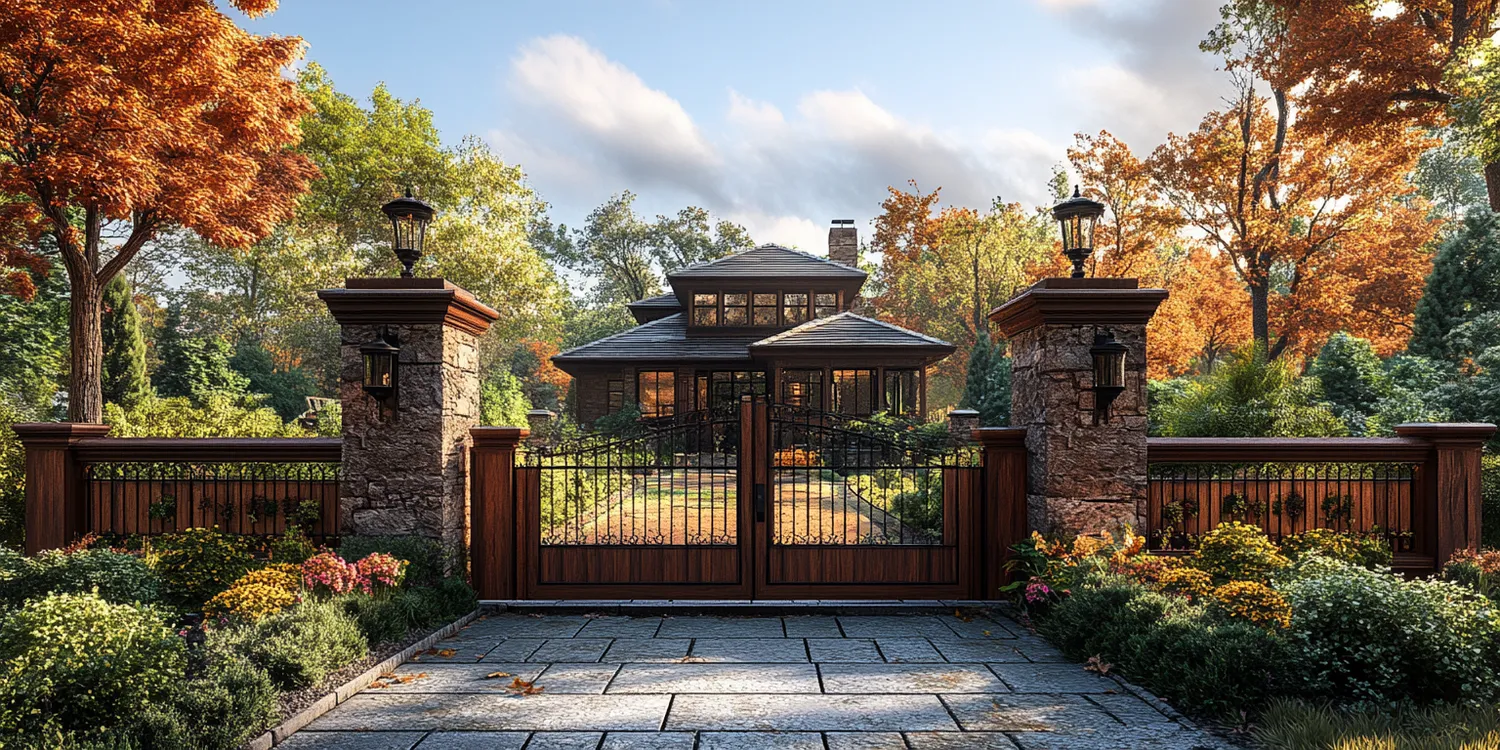 Moderne Zäune Polen