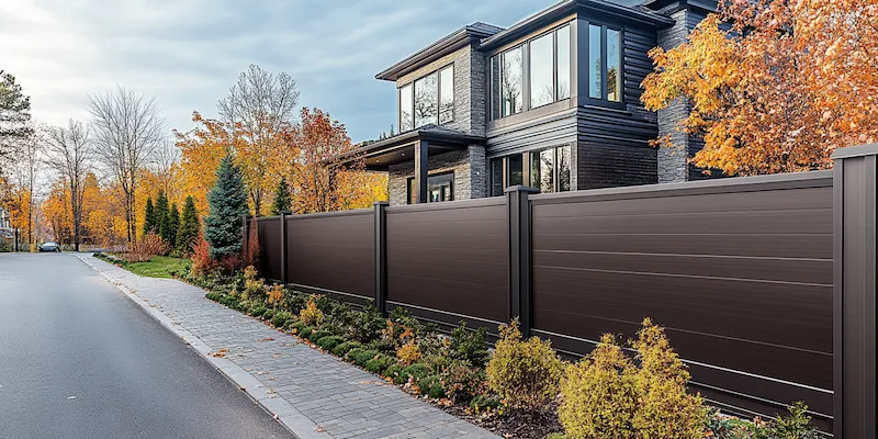 Polnische Metallzäune