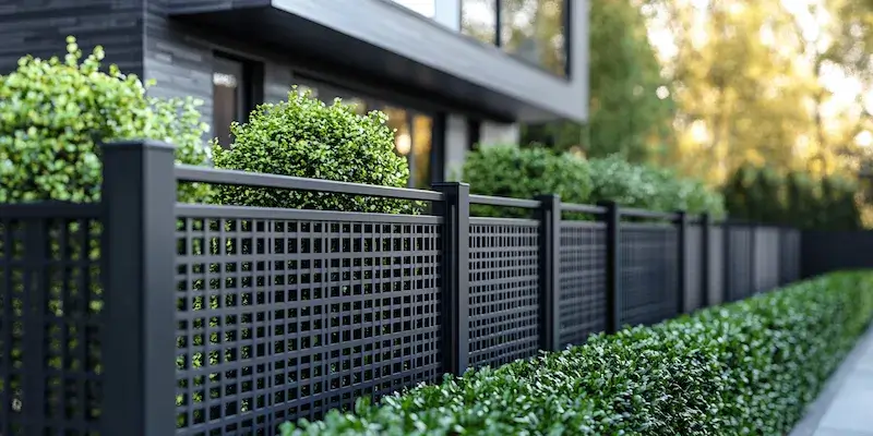 Metalowe ogrodzenie z Polski