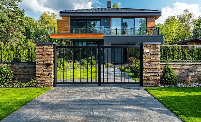 Gartenzäune aus Polen