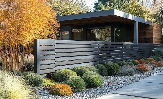 Metallzäune aus Polen mit montage