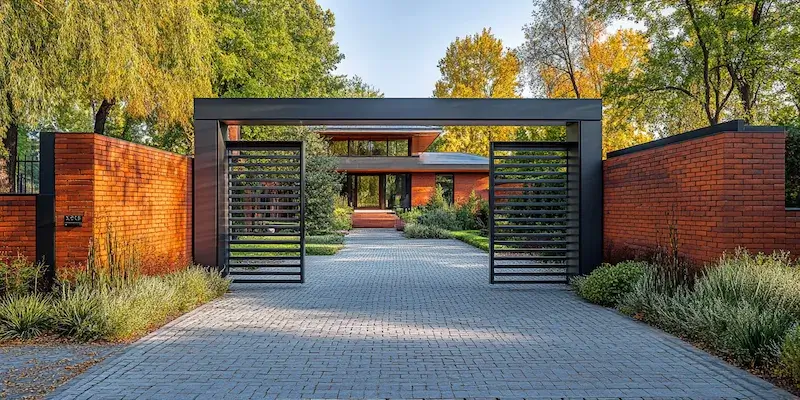 Metalzaune aus Polen