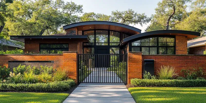 Polnische Metallzaune