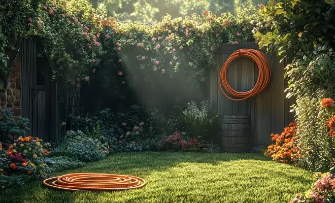 Bęben jak zrobić wieszak na wąż ogrodowy?