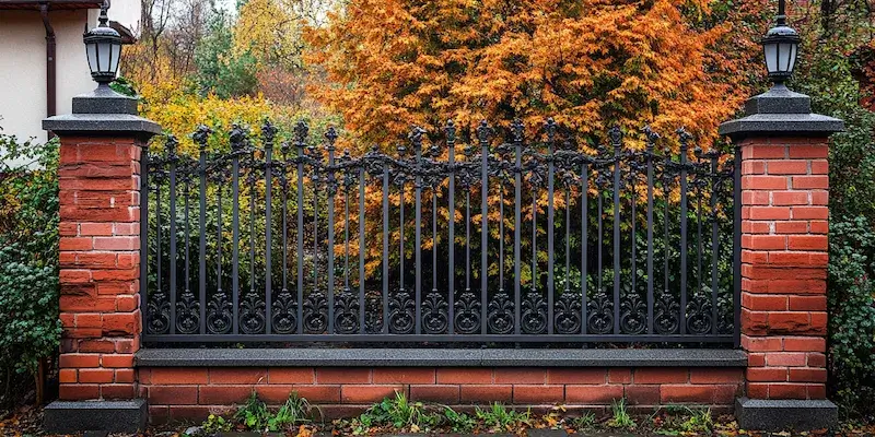 Metallzaun aus Polen